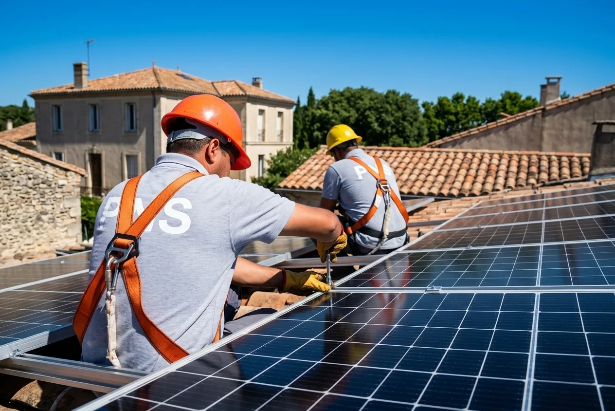 Installation photovoltaïque dans le Gard